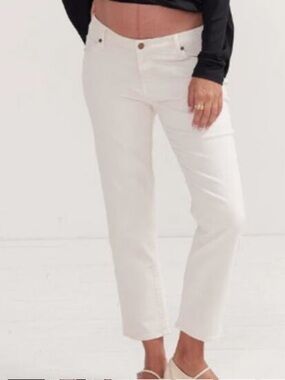 Hatch Revolve Brand  (Maternity) White skinny Jeans